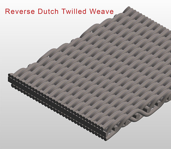 reverse dutch twilled weave