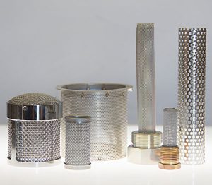 Strainers of various sizes and shapes