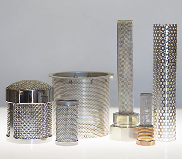 Strainers of various sizes and shapes