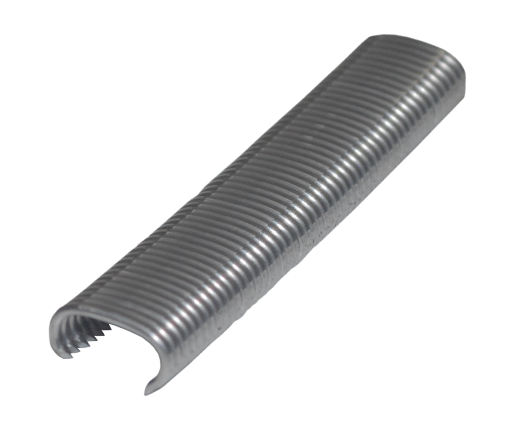 50 Pack – 1-1/2" X 7/8" Stainless Steel Hog Rings – Oval Open End – Crimp Style – Unbranded