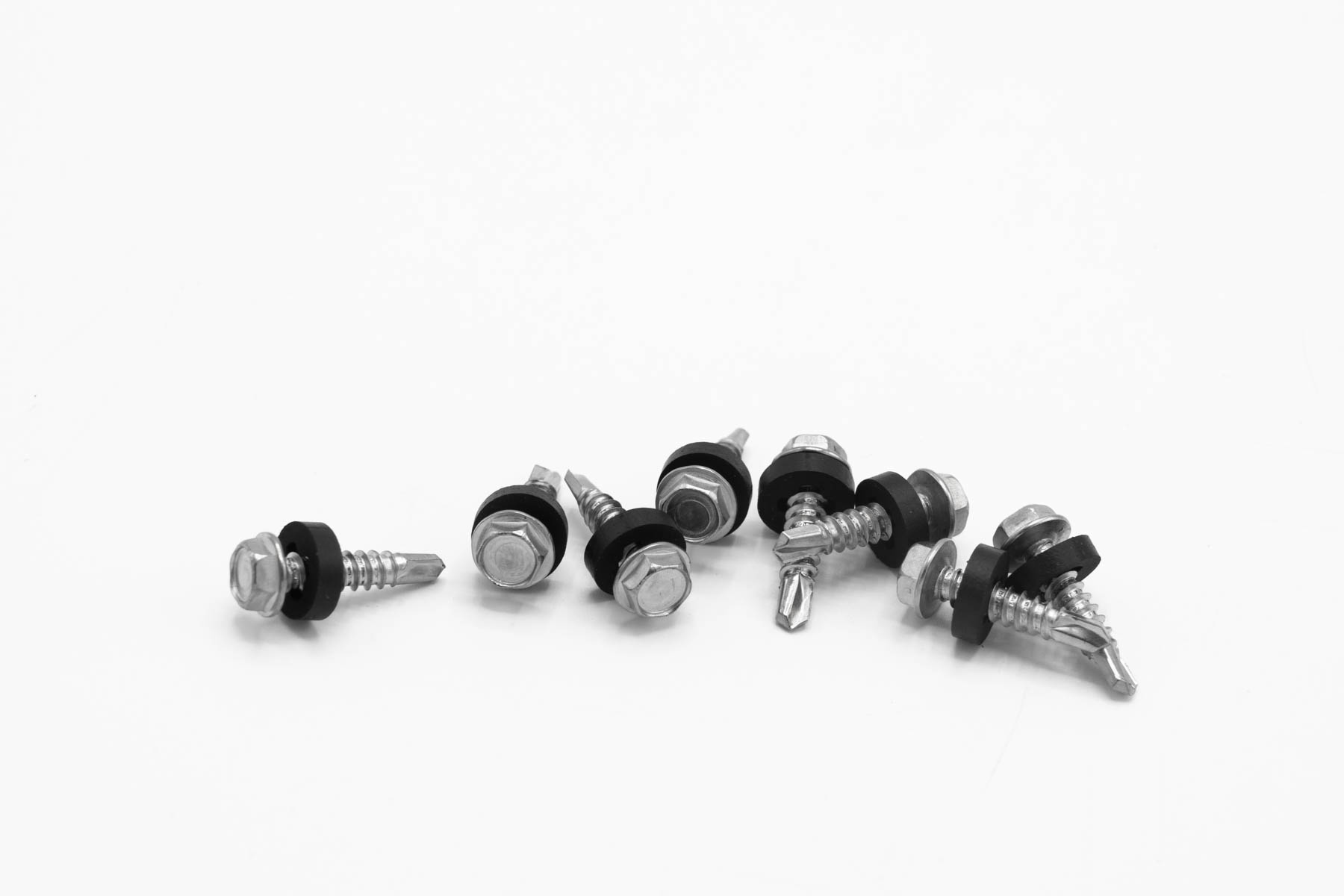indented hex washer head self drilling screw